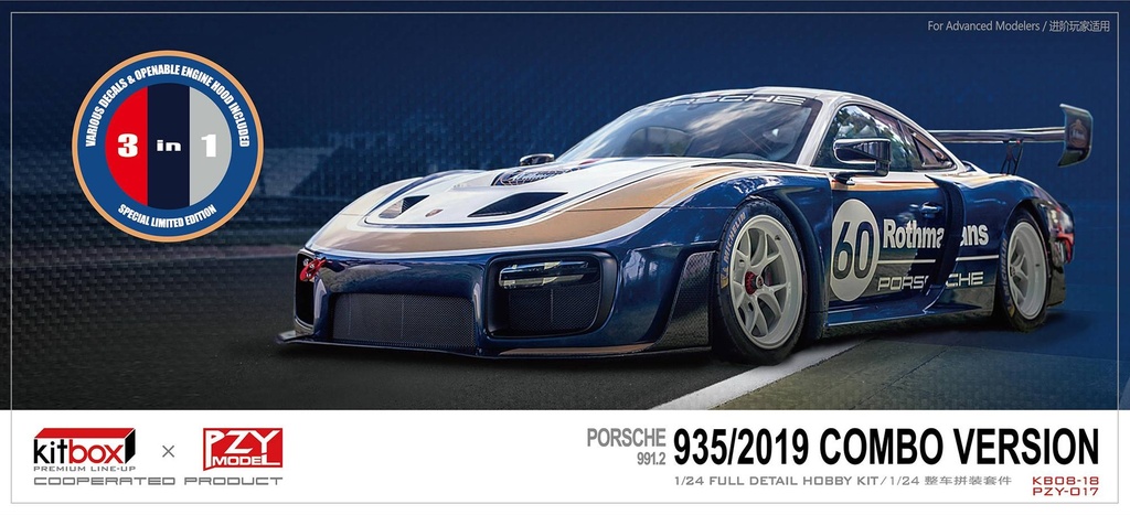 KITBOX-PZY - 1/24 PORSCHE 935/2019 GT2
