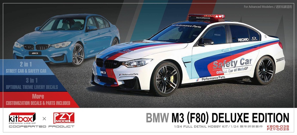 KITBOX-PZY - 1/24 BMW M3 (F80) DELUXE EDITION