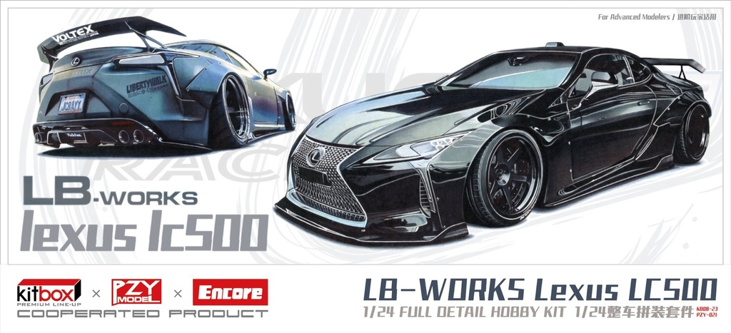 KITBOX-PZY - 1/24 LBWK LC500 LHD w/GT Wing | Sedney's Scale Garage